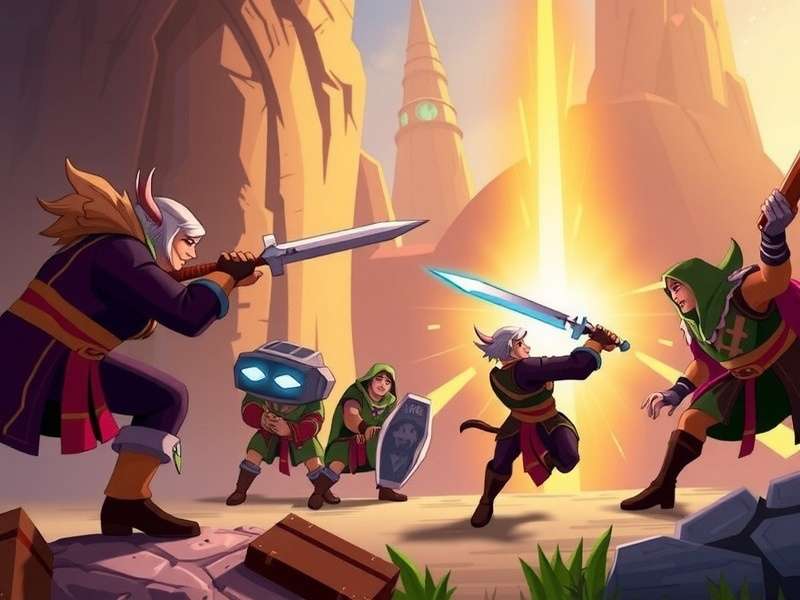 Epic Battles in Mystic Summit Quest Mystic Summit Quest Combat Scene